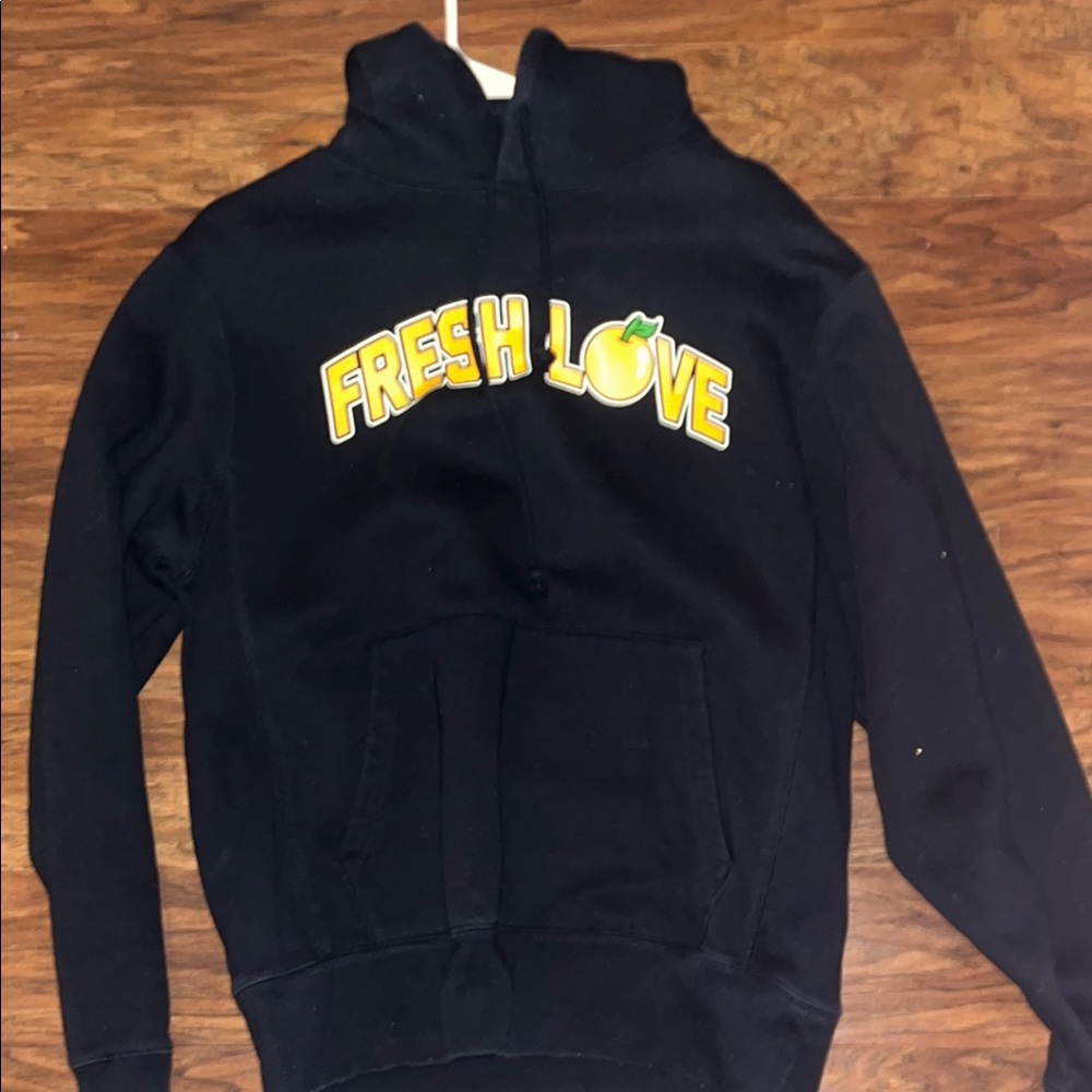 Fresh Love Black Hoodie